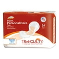 thumbnail image 1 of Tranquility Pads, Underwear Incontinence Liners, Unisex, One Size Fits Most, 24 Count, 4 Packs, 96 Total, 1 of 3