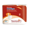 thumbnail image 1 of Tranquility Premium OverNight Disposable Absorbent Underwear, Small, Maximum Protection, 80 ct Case, 1 of 11