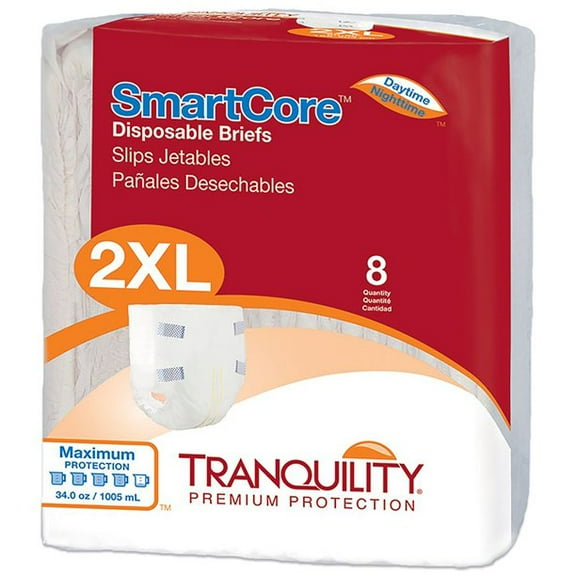 Tranquility SmartCore Heavy Absorbency Breathable Brief, 2X-Large, 32 Ct