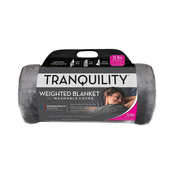 Tranquility Temperature Balancing Weighted Blanket with Washable Cover
