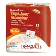 Tranquility Top Liner Contour Unisex Booster Pad Flow-Through Pad 14 X 32 Inch 3097, 12 Ct