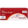 thumbnail image 1 of Tranquility TopLiner Disposable Booster Pads, Super (15" x 4.25"), Flow-Through Design with Adhesive Strip for Max Absorption, Adult Unisex,  25ct Bag, 2 Pack, 1 of 7