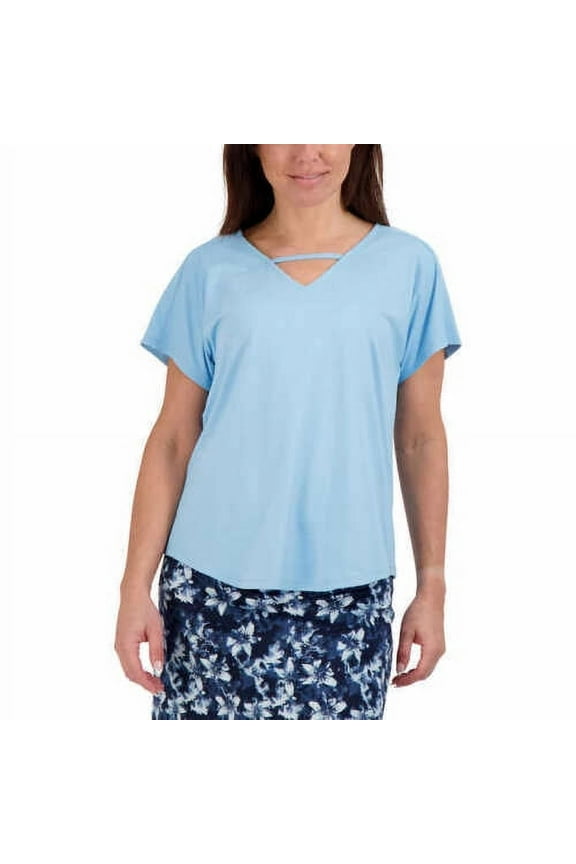 by Colorado Clothing Ladies' V-neck Top 1577447 (Blue, XXL)