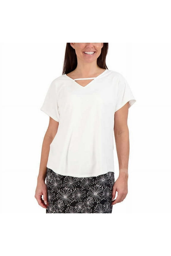 by Colorado Clothing Ladies' V-neck Top 1577447 White XXL