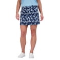 thumbnail image 1 of Tranquility by Colorado Clothing Women's Everyday Stretch Skort Size: M, Color: Navy Daffodil, 1 of 2