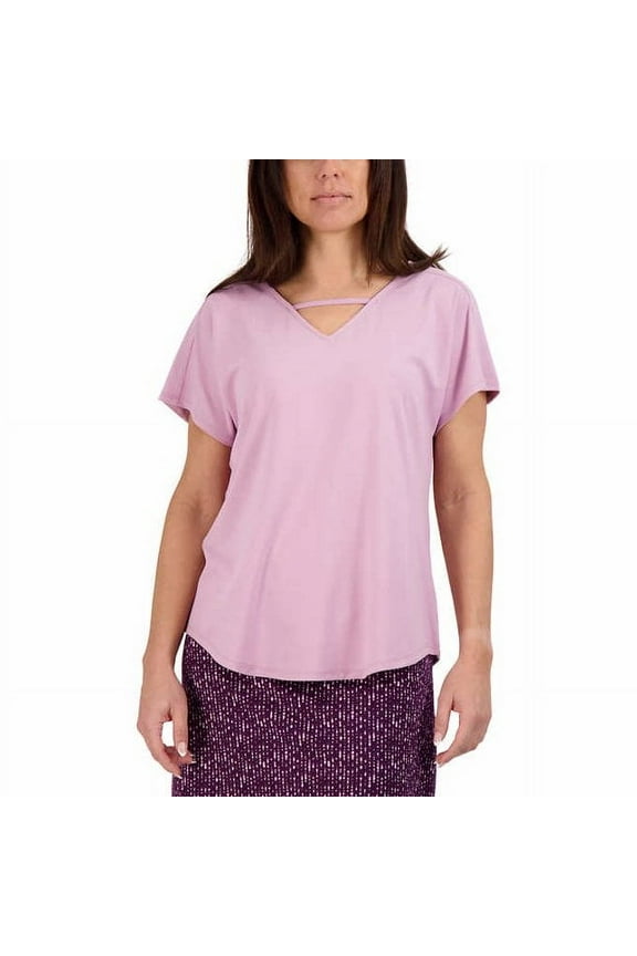 by Colorado Clothing Womens V-neck Top Size: S, Color: Lilac