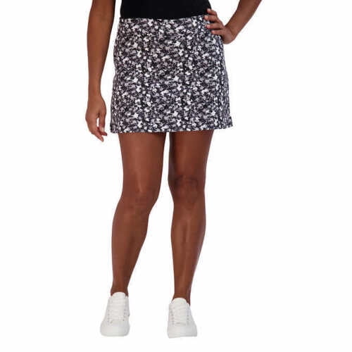 Tranquility by Colorado Women's Built In Shorts Moisture Wicking Athletic Casual Skort-Black / XL