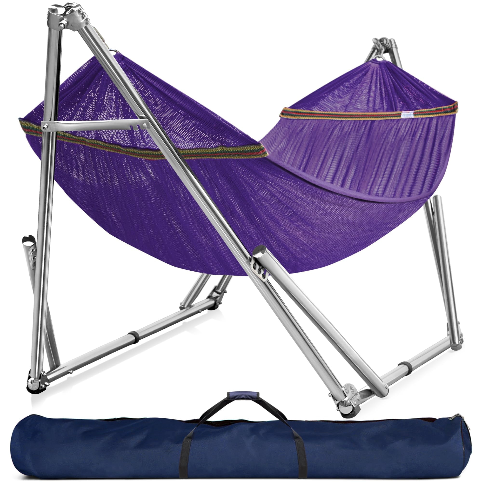 Tranquillo Adjustable Hammock Stand, Collapsible Camping