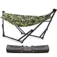 thumbnail image 1 of Tranquillo Uniki Folding Camping Hammock Stand with 550lbs Capacity, Camo, 1 of 10