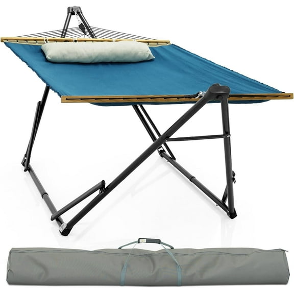 Tranquillo Unity Steel Hammock Stand with Carry Bag, Hammock Net, Blue