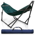 thumbnail image 1 of Tranquillo Universal 106.5" Double Hammock with Adjustable Stand, Peacock, 1 of 11