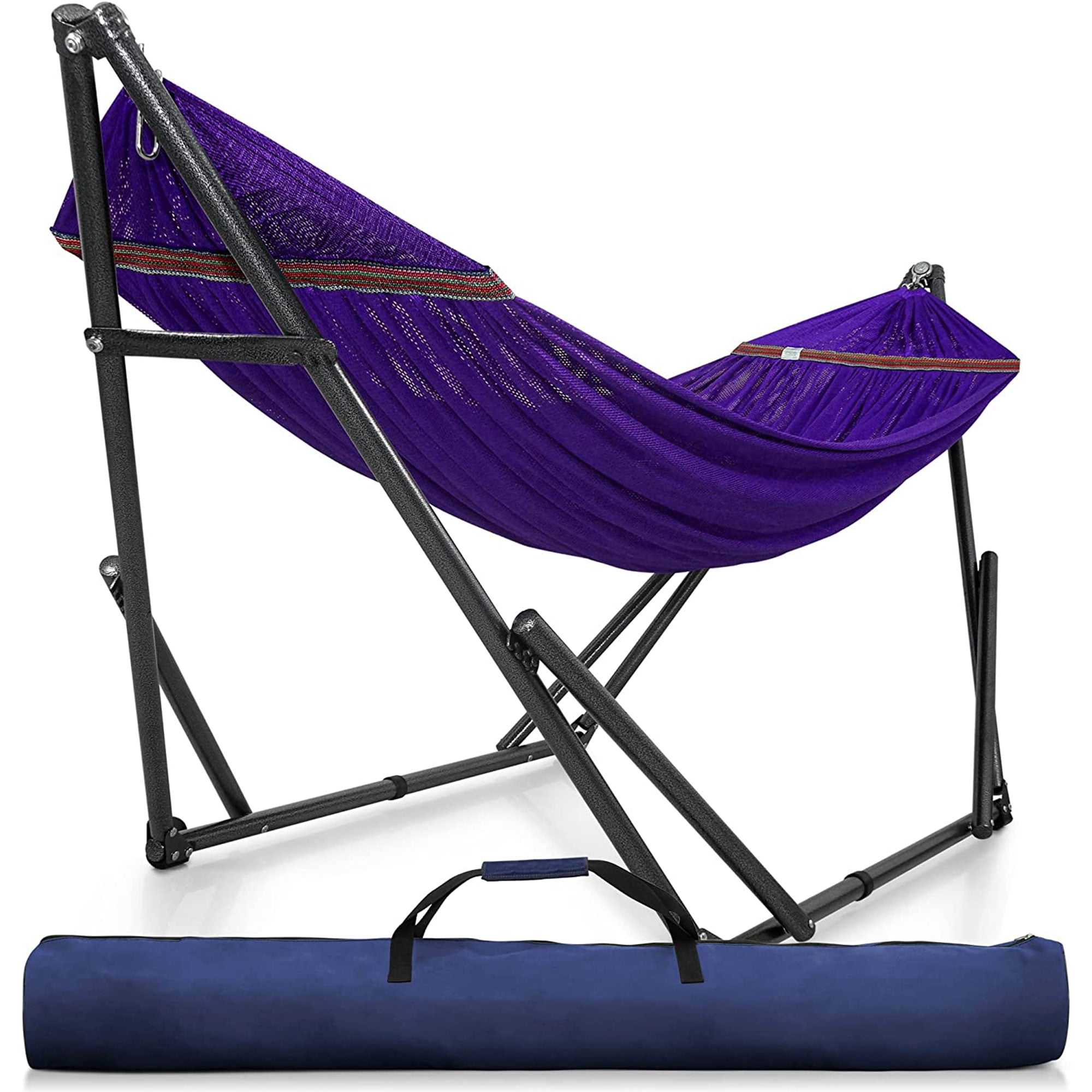 Tranquillo Universal 116" Double Hammock w/ Adjustable Stand & Bag
