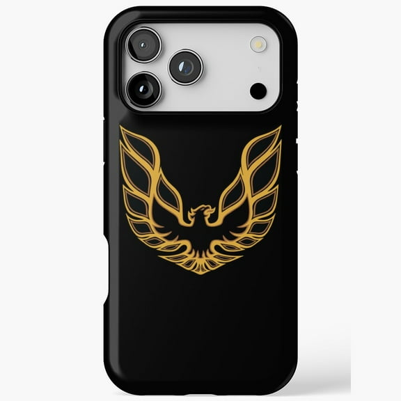Trans Am Firebird golden emblem art iPhone Case 17 11 12 13 14 15 16 Pro Max