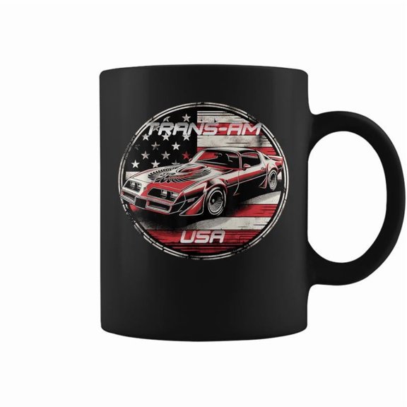 Trans Am Muscle Car American Muscle Trans Am Nation Usa Flag Coffee Mugs