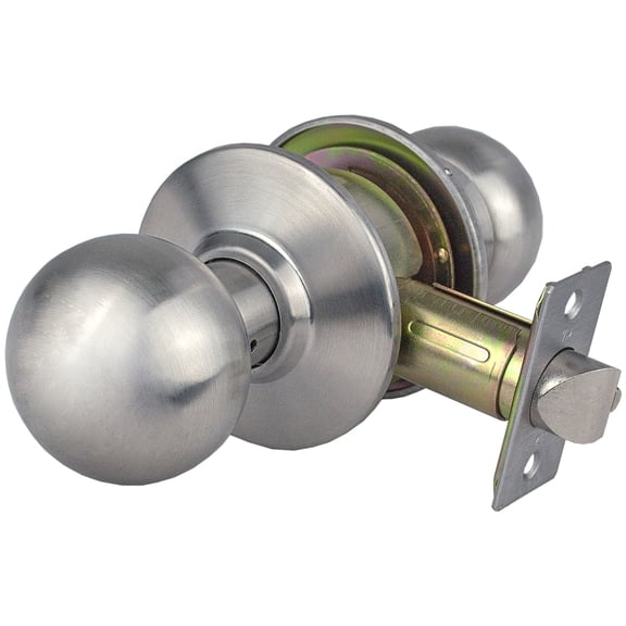 Trans-Atlantic Co. SVB Series Commercial Knob Grade 2 Passage Function in Satin Stainless Steel Finish