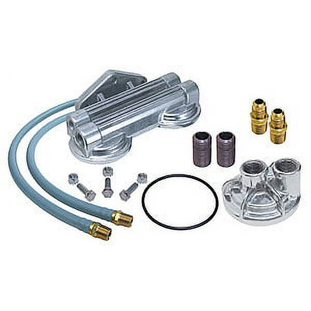 Trans Dapt 1227 22mm Dual Oil Filter Relocation Kit Fits select 20072022 CHEVROLET SILVERADO