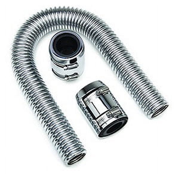 Trans-Dapt 8203 TDP8203 RAD HOSE KIT S/S 24IN CHRM