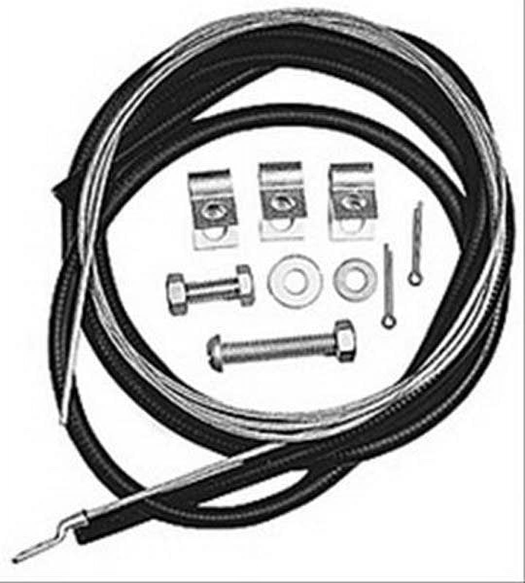 Trans Dapt 8988 24 in. Braided Throttle Cable - Walmart.com