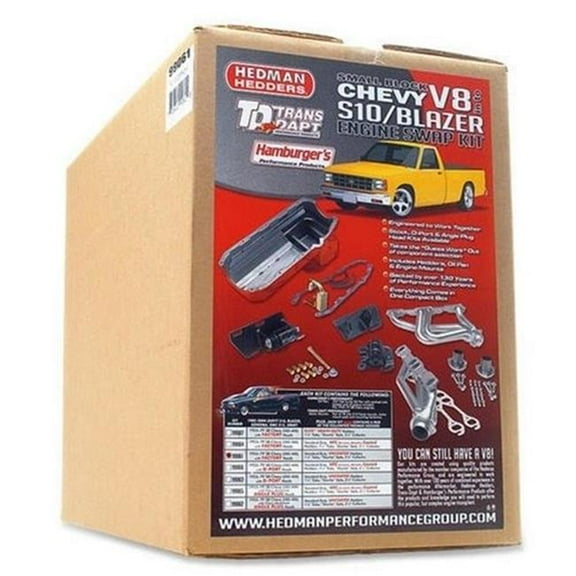 Trans-Dapt  S10 Swap-In-A-Box Kit for Complete V8