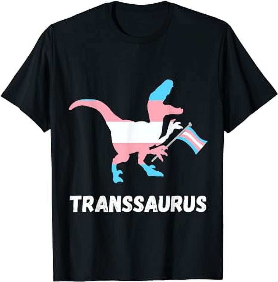 Trans Dinosaurs Transexual Dino LGBT Pride Transgender T-Rex T-Shirt ...