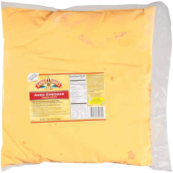 Trans Fat Free Aged Cheddar Cheese Sauce in Pouch, 106 ounce - 6 per case.
