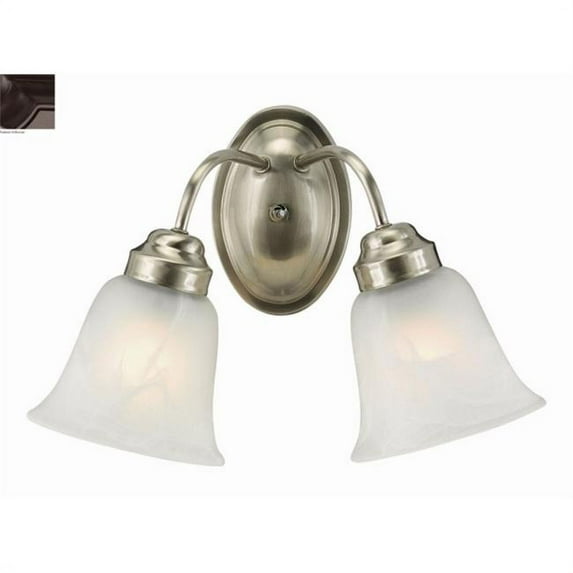 Trans Global Lighting 3105 ROB 2 Light Bath Bar - Rubbed Oil Bronze