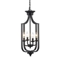 thumbnail image 1 of Trans Globe Lighting 11214 MB Hillcrest 4 Light 12" Wide Pendant - Black, 1 of 7