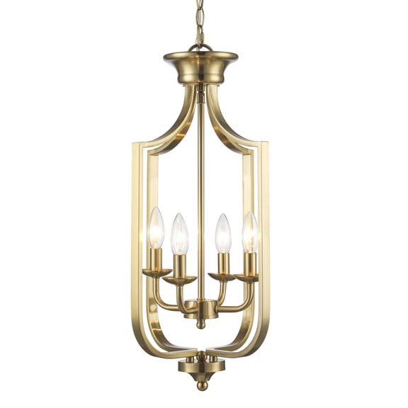 Trans Globe Lighting 11214 AG Hillcrest 4 Light 12" Wide Pendant - Gold