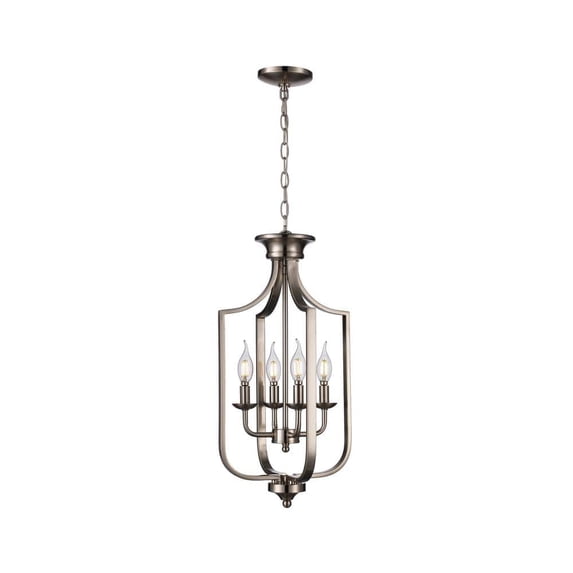 Trans Globe Lighting 11214 Hillcrest 4 Light 12 Wide Pendant - Nickel