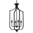 thumbnail image 1 of Trans Globe Lighting 11216 Hillcrest 4 Light 16" Wide Pendant - Black, 1 of 6