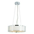 thumbnail image 1 of Five Light Polished Chrome  Drum Shade Pendant, 1 of 2
