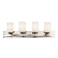 thumbnail image 1 of Trans Globe Lighting 22284 BN Moonlight 4 Light 31" Wide Bathroom Vanity Light - Nickel, 1 of 5