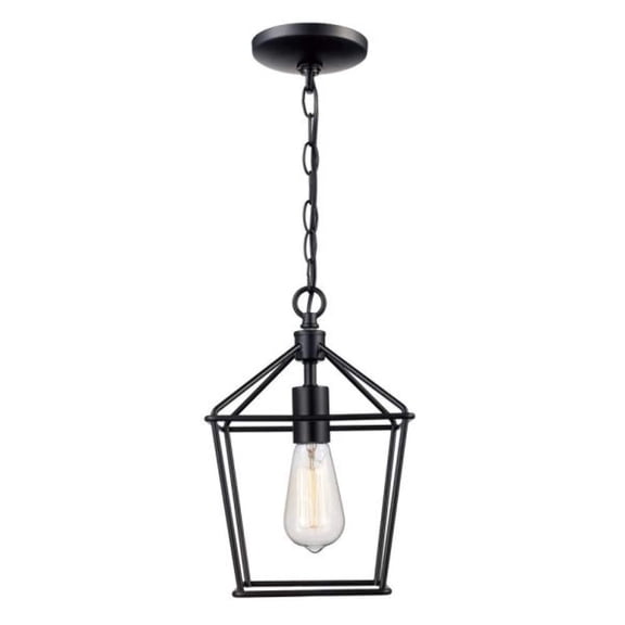 Trans Globe Lighting 30261 Lacey Too 8 Wide Mini Pendant - Black