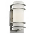 thumbnail image 1 of One Light White Frost Glass Silver Wall Light, 1 of 2