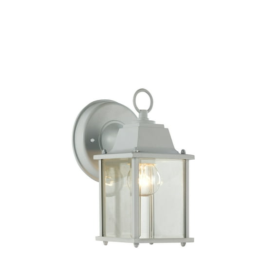 Trans Globe Lighting 40455 Purisima Mission 1 Light Lantern Outdoor Wall Sconce - White
