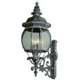 thumbnail image 1 of Four Light Rust Clear Beveled Glass Wall Lantern, 1 of 2