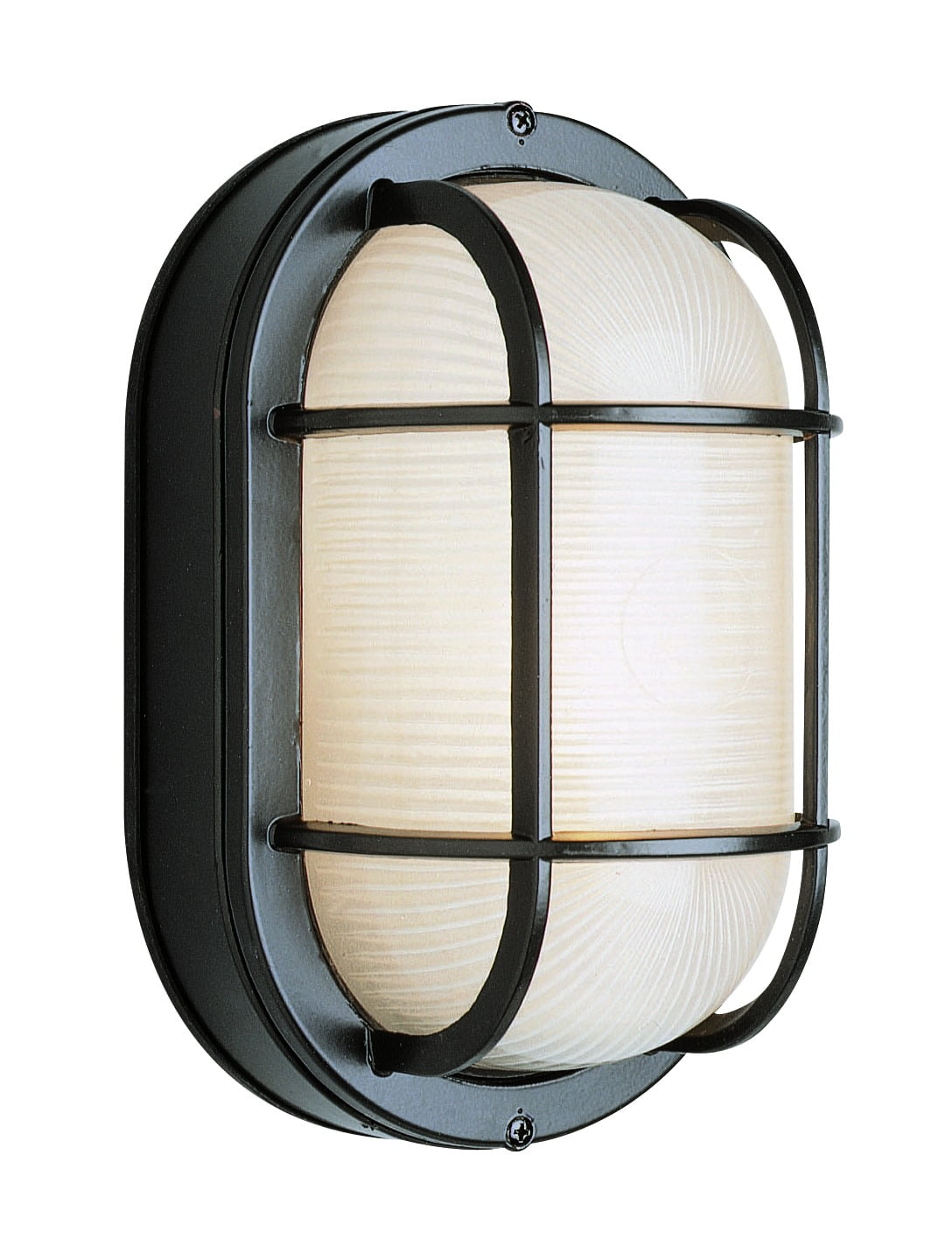Aria Sleek Black Cast Aluminum 11'' Outdoor Bulkhead Light