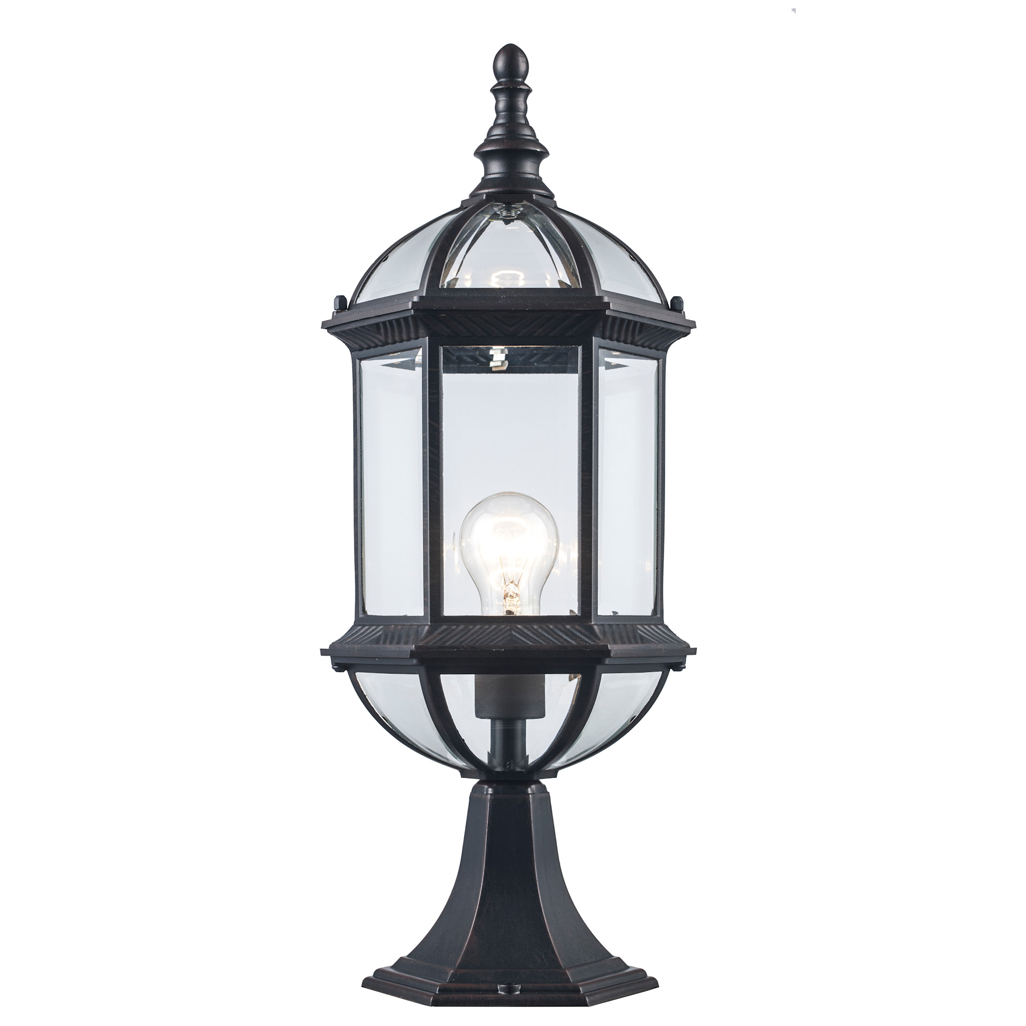 Trans Globe Lighting 4182 1 Light Up Lighting Outdoor Pier Mounted Post Light From The
