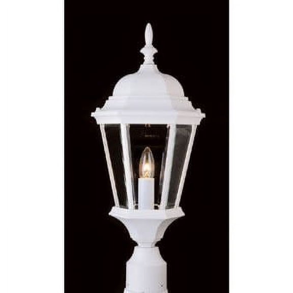 Trans Globe Lighting 4260 San Rafael 22" Tall Outdoor Pier Mount Post Light - White