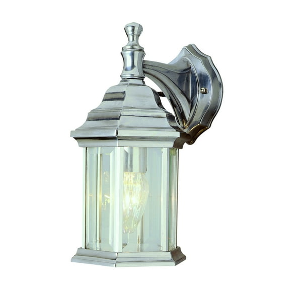 Trans Globe 4349 BN Outdoor Lighting Lamps 6in Brushed Nickel Cast Aluminum