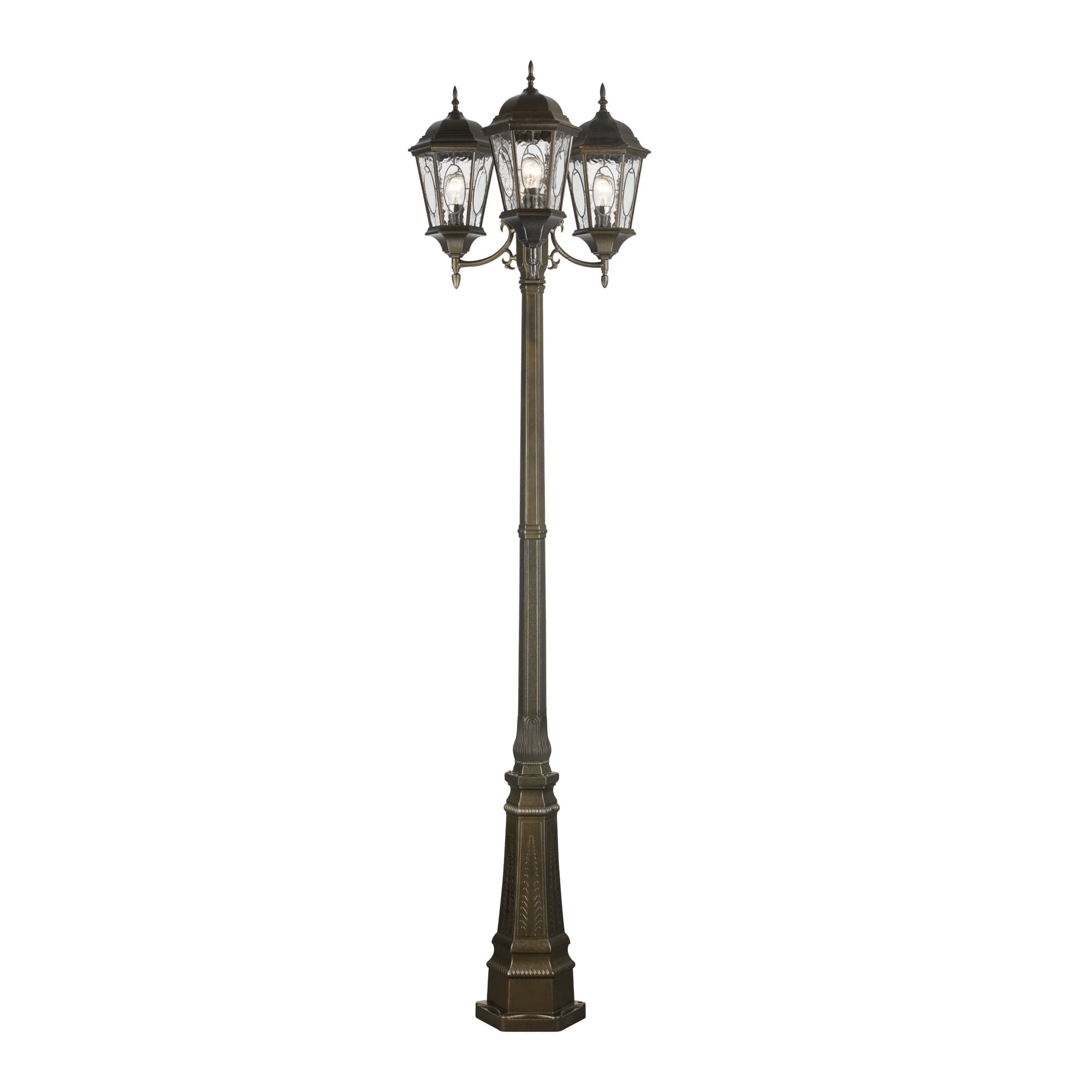 Classic Modern Cast Aluminum 96" Outdoor Lamp Post
