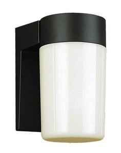 White and Black Jelly Jar Dimmable Wall Sconce
