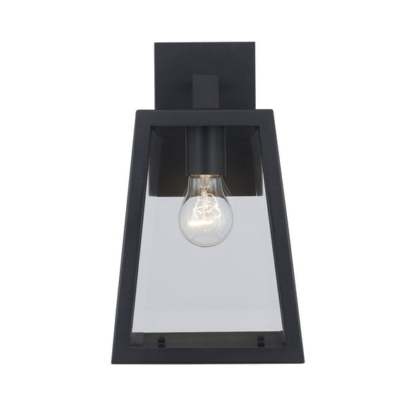 Trans Globe Lighting 50211 Obsidian 1 Light 12" Tall Outdoor Wall Sconce - Black