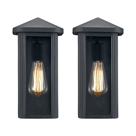 Trans Globe Lighting 51130T 12" Tall Outdoor Wall Sconce - Black