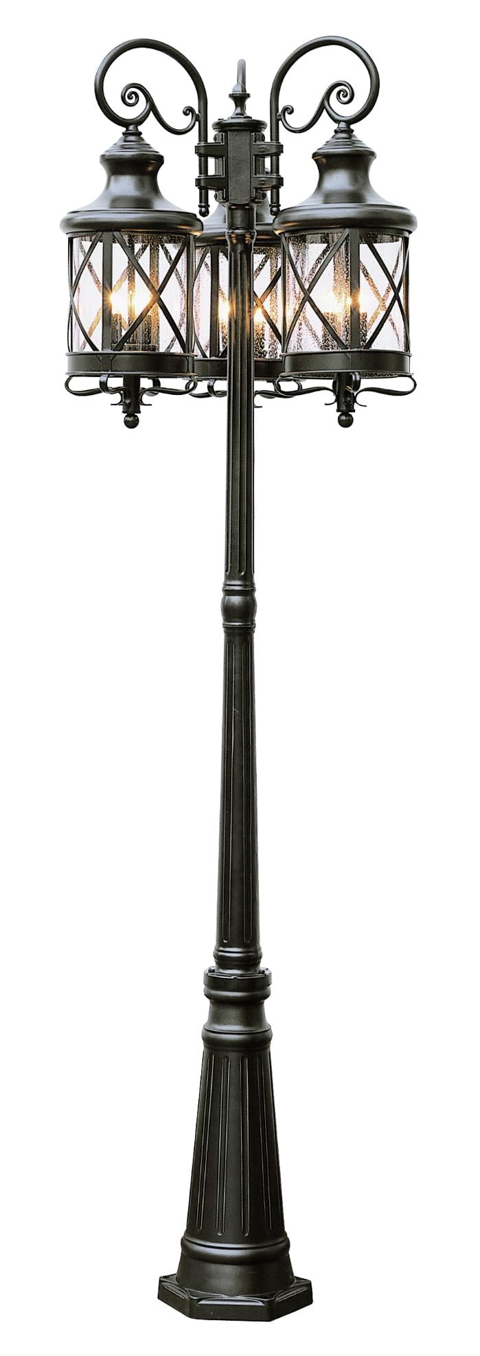 Trans Globe Lighting 5127 Three Light 81" Tall Outdoor Post Light From The Outdoor