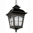 thumbnail image 1 of Four Light Black Clear Water  Glass Hanging Lantern, 1 of 2