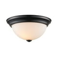 thumbnail image 1 of Trans Globe Lighting 70526-11 Mod Pod 12" Wide Flush Mount Bowl Ceiling Fixture - Black, 1 of 4