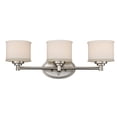 thumbnail image 1 of Trans Globe Lighting 70723 Cahill 3 Light 24" Wide Bathroom Vanity Light - Nickel, 1 of 2