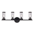 thumbnail image 1 of Trans Globe Lighting 71714 BK Fillmore 4 Light 25" Wide Bathroom Vanity Light - Black, 1 of 1