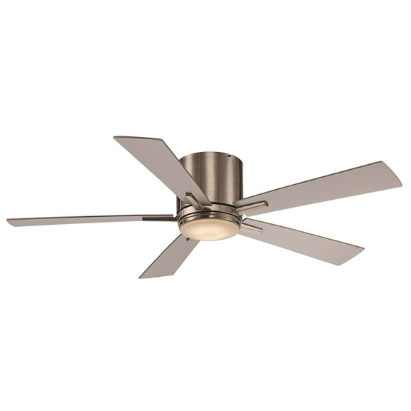Trans Globe Lighting F-1017 Finnley 52" 5 Blade Indoor Led Ceiling Fan - Nickel
